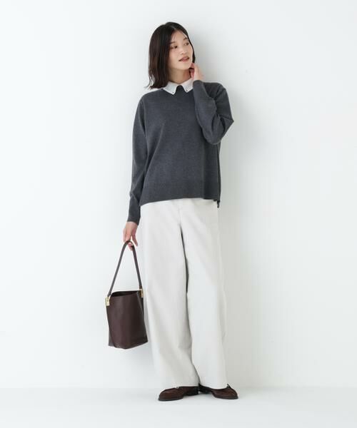 human woman / ヒューマンウーマン パンツ | ◆ストレッチエアリードットコードパンツ | 詳細10