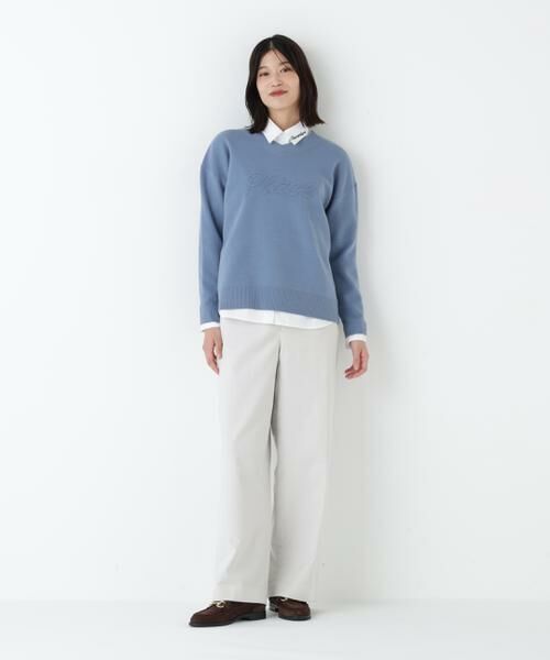 human woman / ヒューマンウーマン パンツ | ◆ストレッチエアリードットコードパンツ | 詳細11