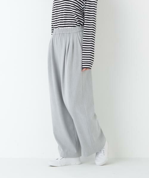 human woman / ヒューマンウーマン パンツ | ◆裏起毛ワイドパンツ | 詳細2