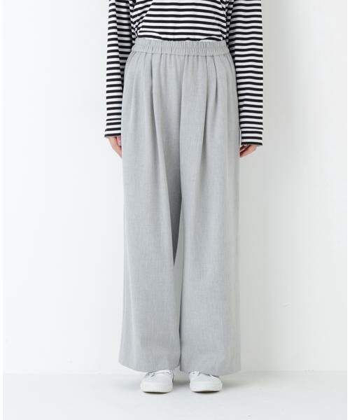 human woman / ヒューマンウーマン パンツ | ◆裏起毛ワイドパンツ | 詳細6