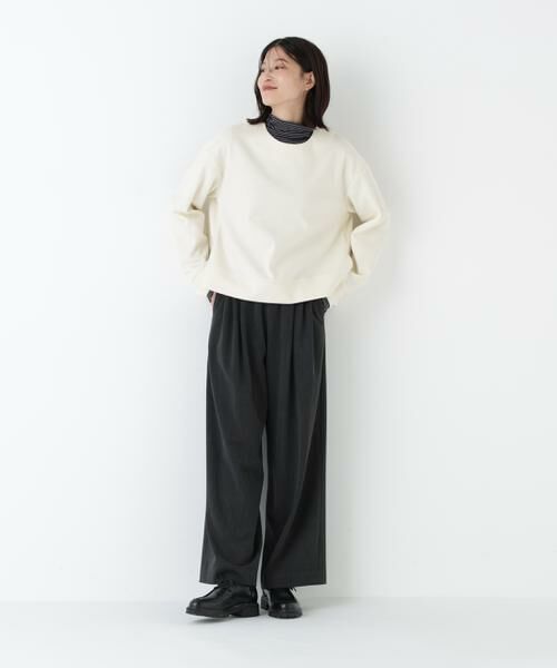 human woman / ヒューマンウーマン パンツ | ◆裏起毛ワイドパンツ | 詳細16