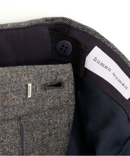 human woman / ヒューマンウーマン パンツ | ◆ツィードツイルガウチョパンツ | 詳細14