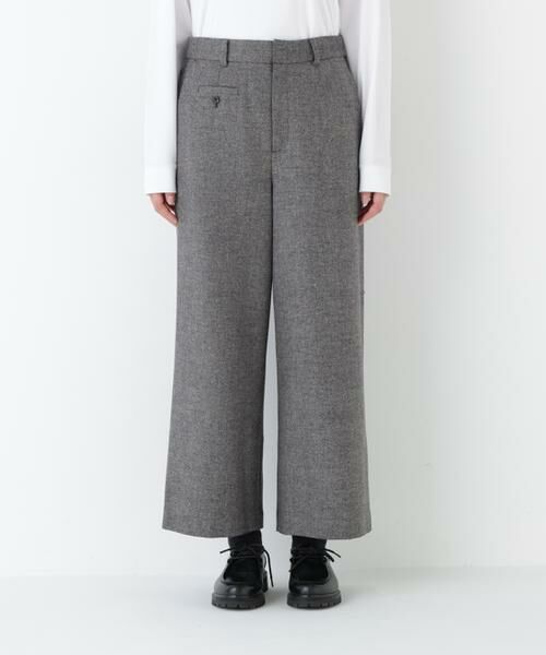 human woman / ヒューマンウーマン パンツ | ◆ツィードツイルガウチョパンツ | 詳細6