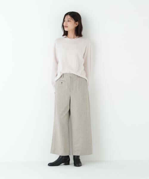 human woman / ヒューマンウーマン パンツ | ◆ツィードツイルガウチョパンツ | 詳細18