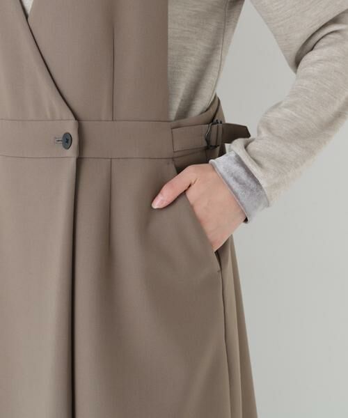 human woman / ヒューマンウーマン ワンピース | ◆ＴＲダブルクロスワンピース | 詳細10