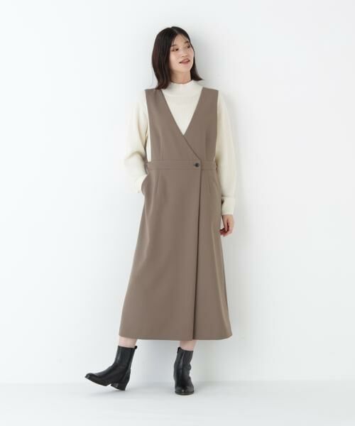 human woman / ヒューマンウーマン ワンピース | ◆ＴＲダブルクロスワンピース | 詳細4