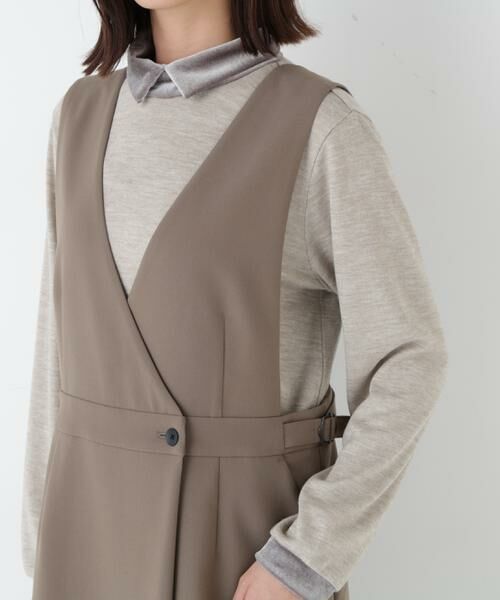 human woman / ヒューマンウーマン ワンピース | ◆ＴＲダブルクロスワンピース | 詳細9