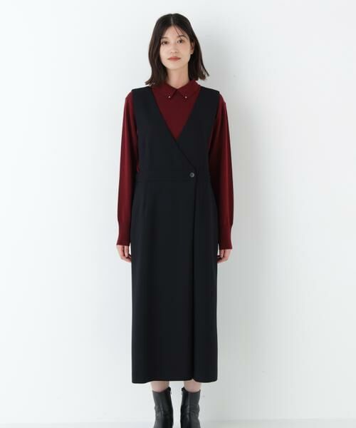 human woman / ヒューマンウーマン ワンピース | ◆ＴＲダブルクロスワンピース | 詳細18