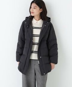 human woman / ヒューマンウーマン アウター | ◆フーディースタンドカラー２ｗａｙダウンコート