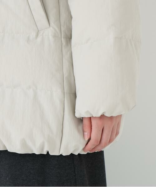 human woman / ヒューマンウーマン アウター | ◆フーディースタンドカラー２ｗａｙダウンコート | 詳細10