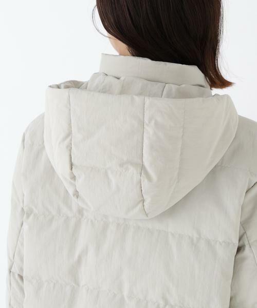 human woman / ヒューマンウーマン アウター | ◆フーディースタンドカラー２ｗａｙダウンコート | 詳細11