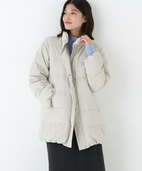 human woman / ヒューマンウーマン アウター | ◆フーディースタンドカラー２ｗａｙダウンコート | 詳細3