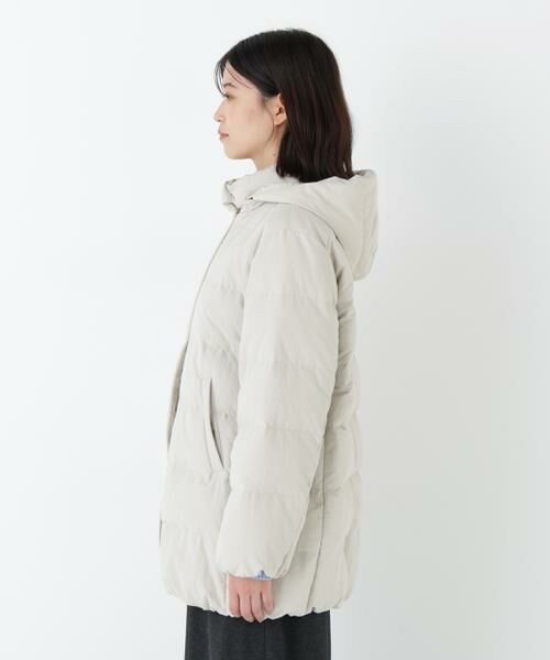 human woman / ヒューマンウーマン アウター | ◆フーディースタンドカラー２ｗａｙダウンコート | 詳細5