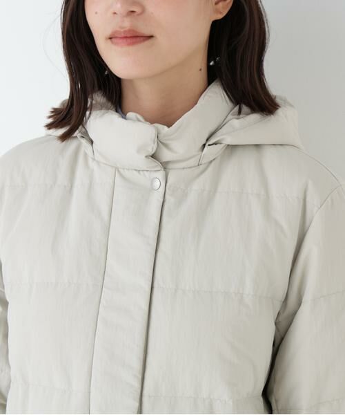 human woman / ヒューマンウーマン アウター | ◆フーディースタンドカラー２ｗａｙダウンコート | 詳細7