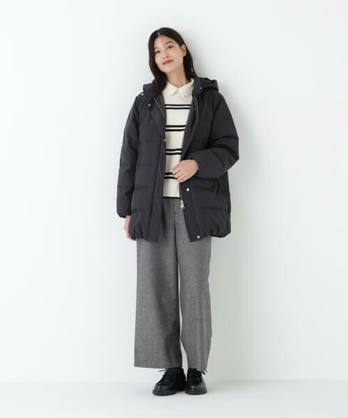 human woman / ヒューマンウーマン アウター | ◆フーディースタンドカラー２ｗａｙダウンコート | 詳細15