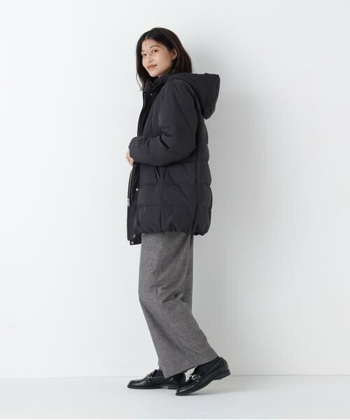 human woman / ヒューマンウーマン アウター | ◆フーディースタンドカラー２ｗａｙダウンコート | 詳細16