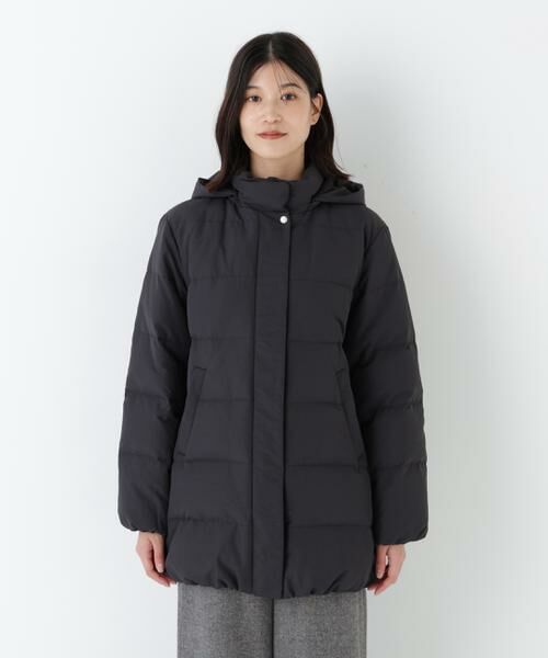 human woman / ヒューマンウーマン アウター | ◆フーディースタンドカラー２ｗａｙダウンコート | 詳細17