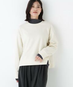 human woman / ヒューマンウーマン カットソー | ◆ニードルパンチプルオーバー