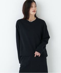 human woman / ヒューマンウーマン カットソー | ◆ニードルパンチプルオーバー