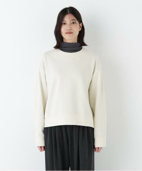 human woman / ヒューマンウーマン カットソー | ◆ニードルパンチプルオーバー | 詳細3