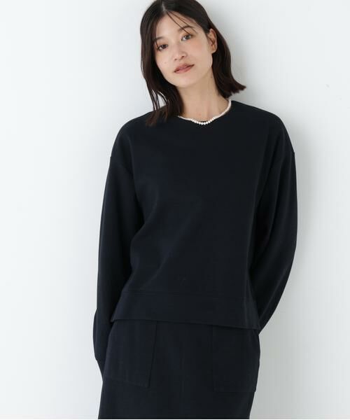 human woman / ヒューマンウーマン カットソー | ◆ニードルパンチプルオーバー | 詳細12