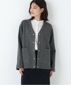 human woman / ヒューマンウーマン ブルゾン | ◆クォーターゲージＶネックカーディガン