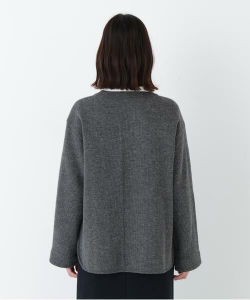 human woman / ヒューマンウーマン ブルゾン | ◆クォーターゲージＶネックカーディガン | 詳細11