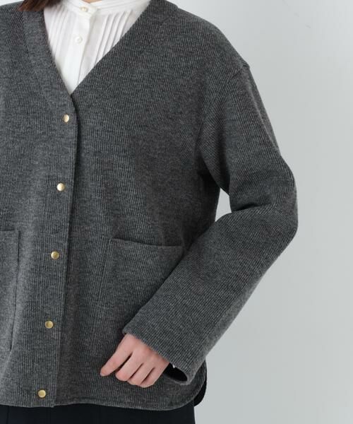human woman / ヒューマンウーマン ブルゾン | ◆クォーターゲージＶネックカーディガン | 詳細13