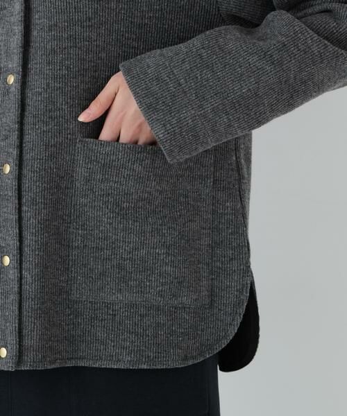 human woman / ヒューマンウーマン ブルゾン | ◆クォーターゲージＶネックカーディガン | 詳細14