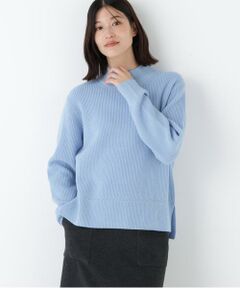 human woman / ヒューマンウーマン ニット・セーター | ◆ウールハイネック片畦プルオーバー