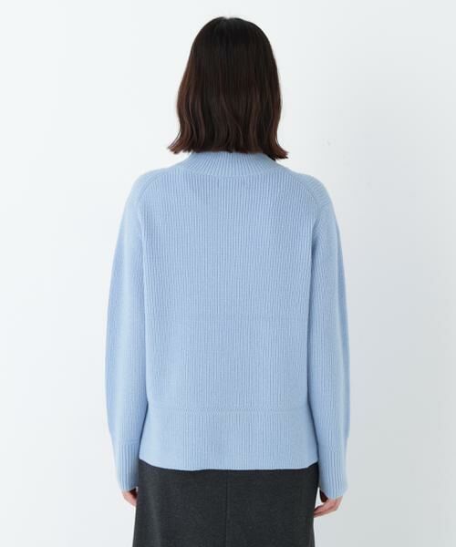 human woman / ヒューマンウーマン ニット・セーター | ◆ウールハイネック片畦プルオーバー | 詳細5