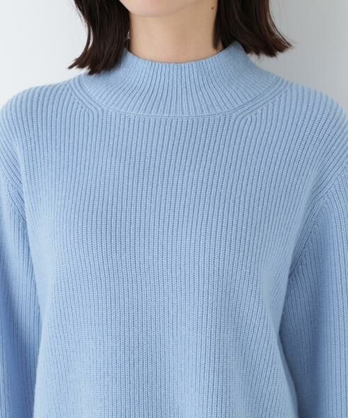 human woman / ヒューマンウーマン ニット・セーター | ◆ウールハイネック片畦プルオーバー | 詳細6