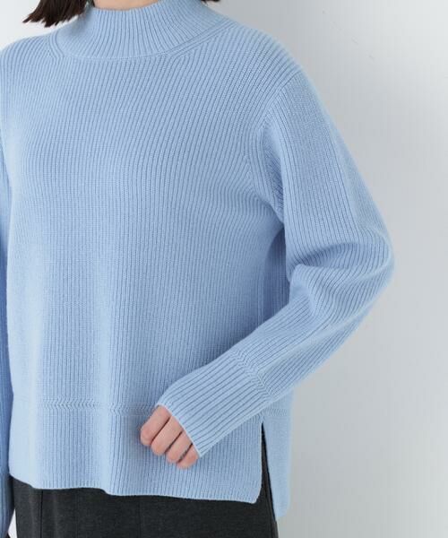 human woman / ヒューマンウーマン ニット・セーター | ◆ウールハイネック片畦プルオーバー | 詳細7
