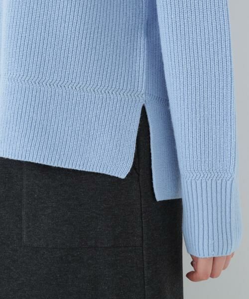 human woman / ヒューマンウーマン ニット・セーター | ◆ウールハイネック片畦プルオーバー | 詳細8