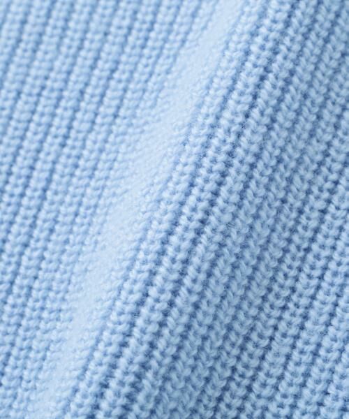 human woman / ヒューマンウーマン ニット・セーター | ◆ウールハイネック片畦プルオーバー | 詳細9