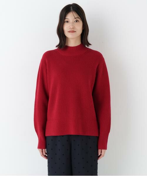 human woman / ヒューマンウーマン ニット・セーター | ◆ウールハイネック片畦プルオーバー | 詳細13