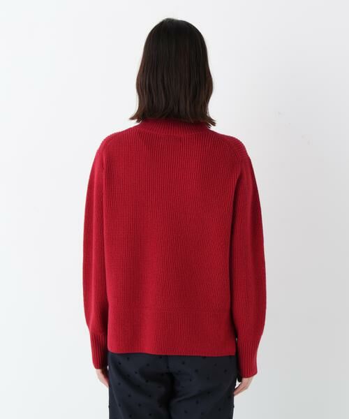 human woman / ヒューマンウーマン ニット・セーター | ◆ウールハイネック片畦プルオーバー | 詳細14