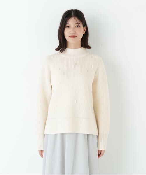 human woman / ヒューマンウーマン ニット・セーター | ◆ウールハイネック片畦プルオーバー | 詳細19