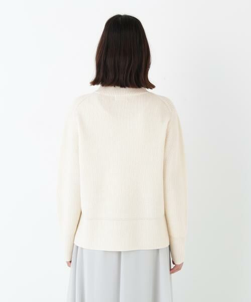 human woman / ヒューマンウーマン ニット・セーター | ◆ウールハイネック片畦プルオーバー | 詳細20