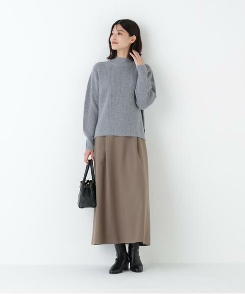 human woman / ヒューマンウーマン ニット・セーター | ◆ウールハイネック片畦プルオーバー | 詳細25