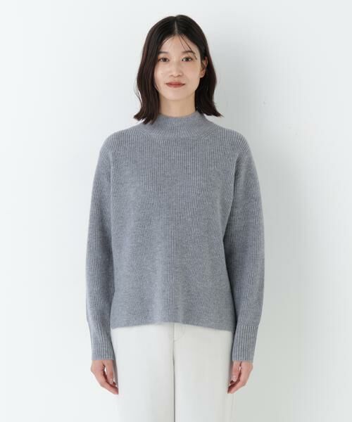 human woman / ヒューマンウーマン ニット・セーター | ◆ウールハイネック片畦プルオーバー | 詳細26