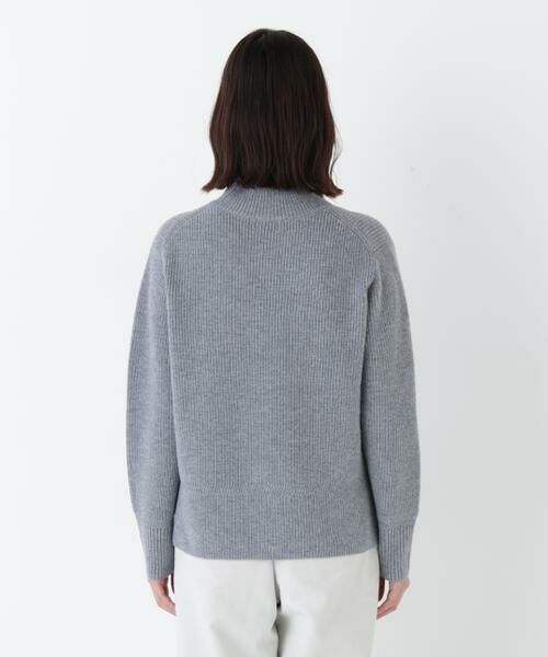 human woman / ヒューマンウーマン ニット・セーター | ◆ウールハイネック片畦プルオーバー | 詳細27