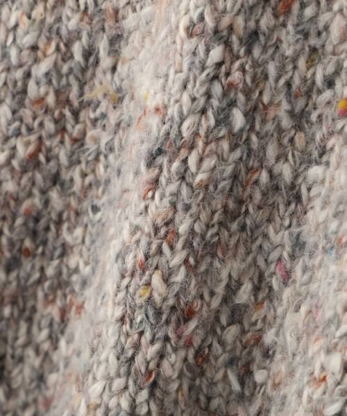 human woman / ヒューマンウーマン ニット・セーター | ◆ＭＩＸヤーンクルーネックラグランプルオーバー | 詳細6