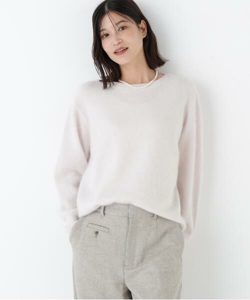 human woman / ヒューマンウーマン ニット・セーター | ◆ウールファーニットプルオーバー | 詳細2