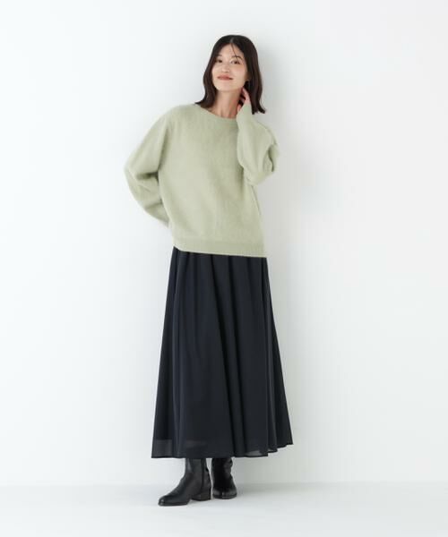 human woman / ヒューマンウーマン ニット・セーター | ◆ウールファーニットプルオーバー | 詳細9