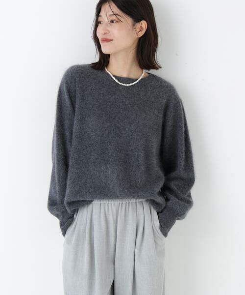 human woman / ヒューマンウーマン ニット・セーター | ◆ウールファーニットプルオーバー | 詳細14