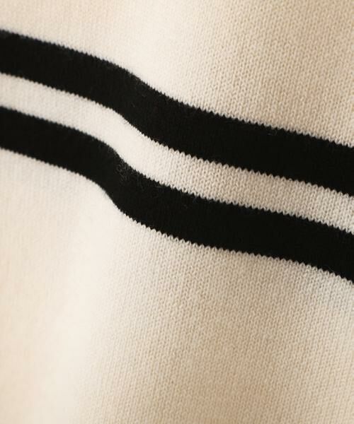 human woman / ヒューマンウーマン ニット・セーター | ◆ハイゲージプレーティング天竺衿付きニット | 詳細9