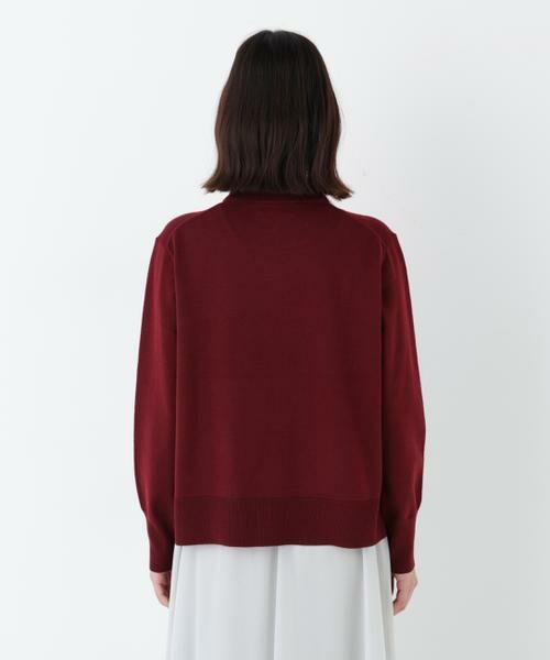 human woman / ヒューマンウーマン ニット・セーター | ◆ハイゲージプレーティング天竺衿付きニット | 詳細19