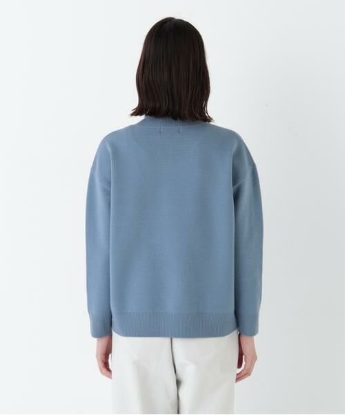 human woman / ヒューマンウーマン ニット・セーター | ◆レタードジャガードＶネックニット | 詳細6