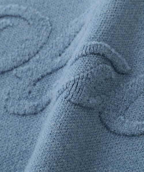 human woman / ヒューマンウーマン ニット・セーター | ◆レタードジャガードＶネックニット | 詳細7